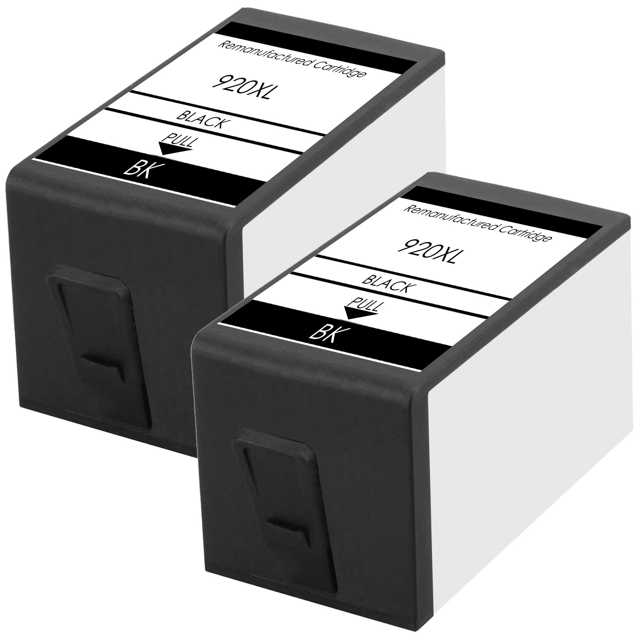 Alternativ zu HP 920 XL / D8J47AE Doppelpack 2x Schwarz D8J47AE
