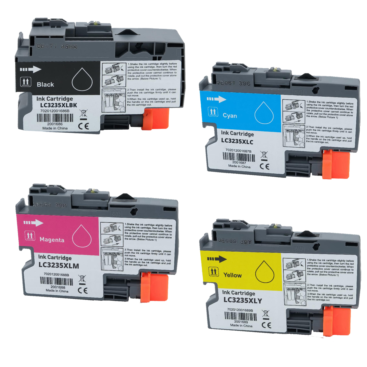 Alternativ zu Brother LC 3235 XL Multipack 4-farbig