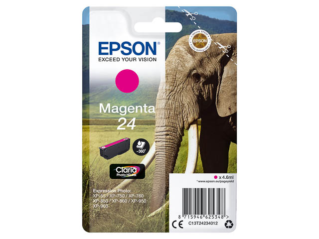 Original Epson 24 Patrone Magenta C13T24234012