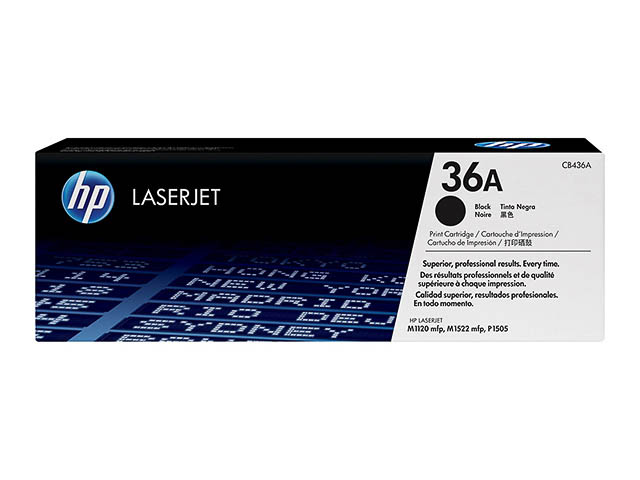 Original HP CB436A / HP 36A Toner Schwarz