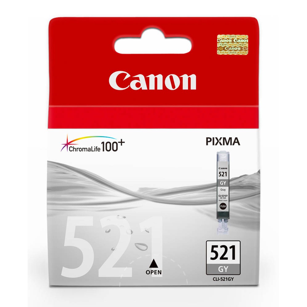 Original Canon CLI 521 GY Patrone Grau 2937B001