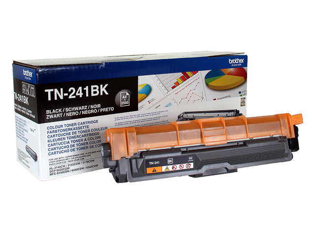 Original Brother TN 241 BK Toner Schwarz
