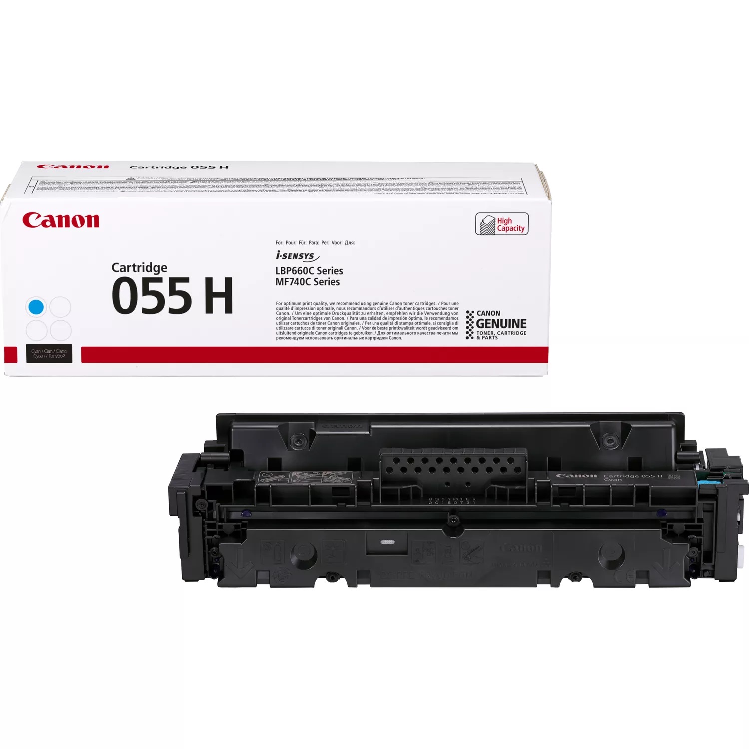 Original Canon 055 H Toner Cyan 5.900 Seiten