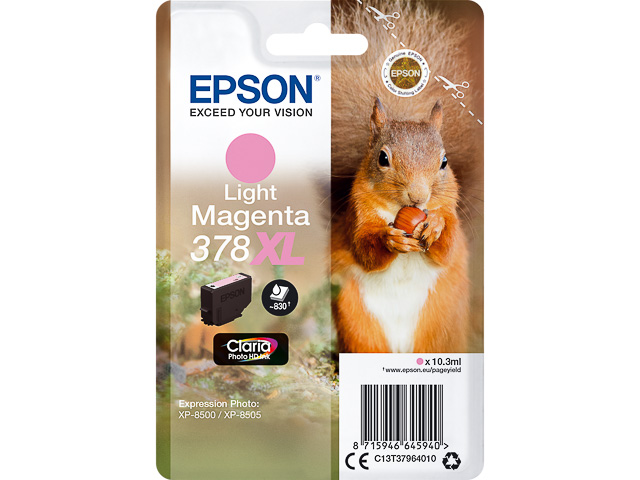 Original Epson 378XL Druckerpatrone Light Magenta T3796