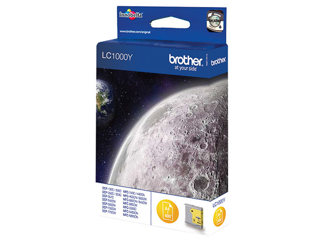 Original Brother LC 1000 Y Tintenpatrone Gelb