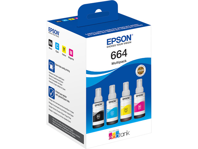 Original Epson 664 EcoTank Tinten Multipack T6646