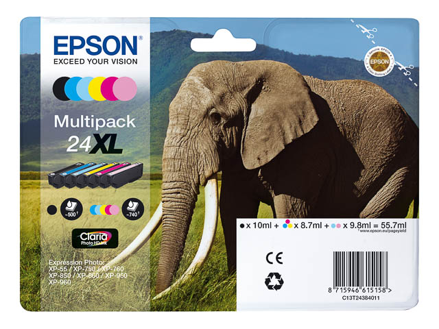 Original Epson 24XL Multipack C13T24384011