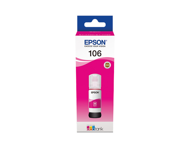 Original Epson 106 Tinten Magenta C13T00R340