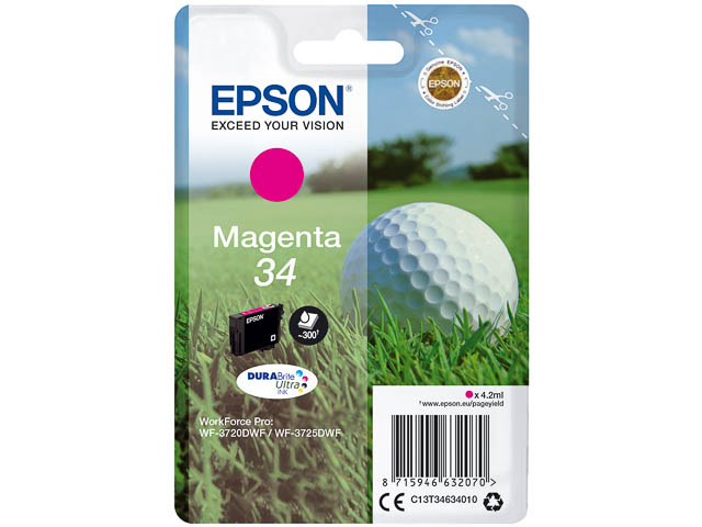 Original Epson 34 Tintenpatrone Magenta T3463