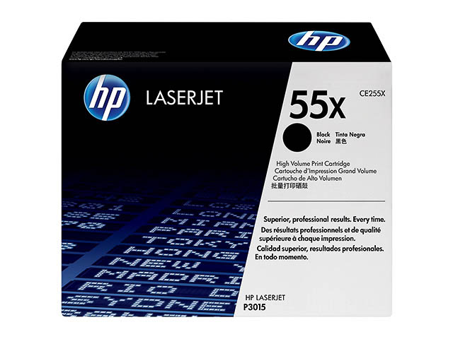 Original HP CE255X / 55X Toner Schwarz
