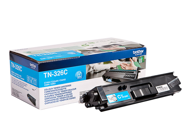 Original Brother TN 326 C Toner Cyan