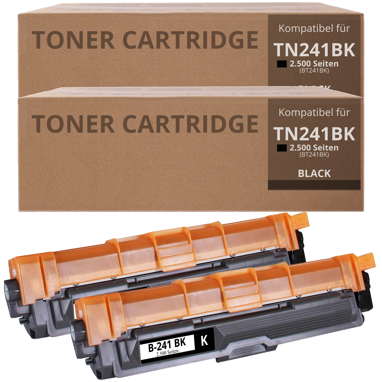 Alternativ zu Brother TN 241 BK Doppelpack 5.000 Seiten