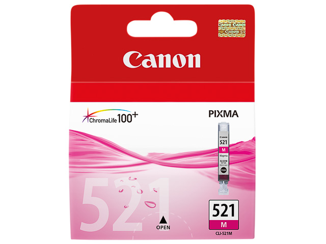 Original Canon CLI 521 M Patrone Magenta 2935B001