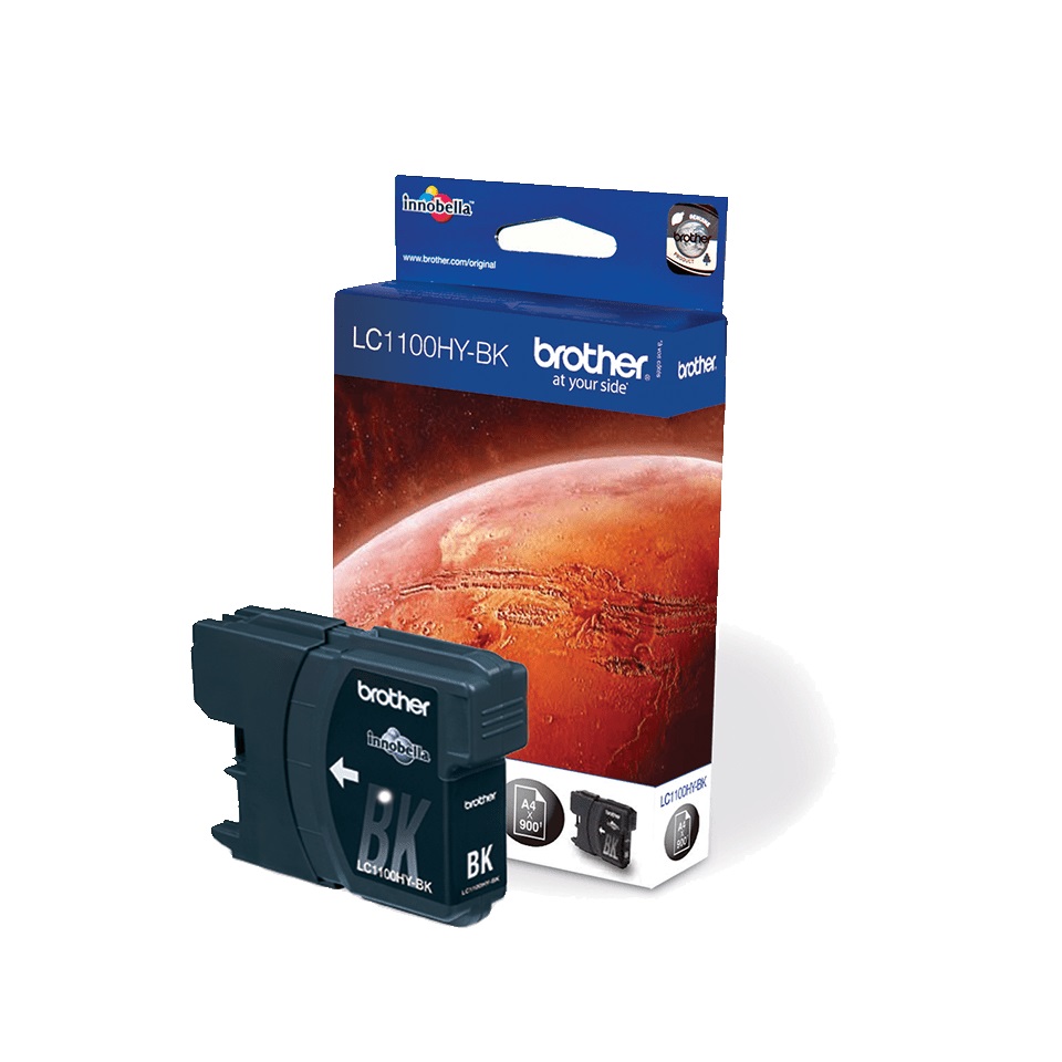 Original Brother LC 1100 HY BK Tintenpatrone Schwarz