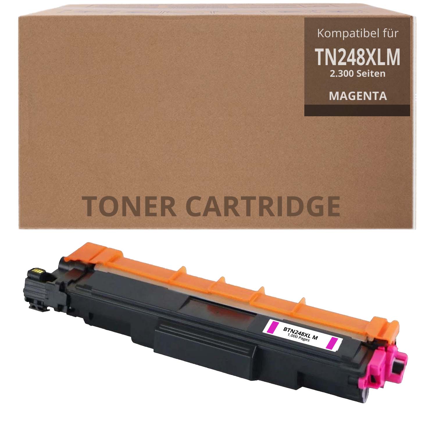 Alternativ zu Brother TN 248XL M Toner Magenta 2.300 Seiten