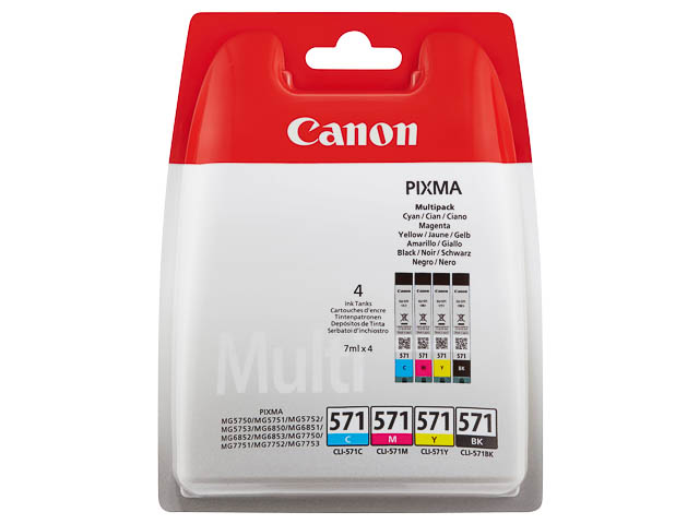 Original Canon CLI-571 Multipack 0386C005