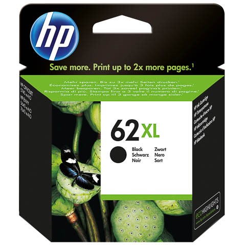 Original HP 62XL / C2P05AE Druckerpatrone schwarz
