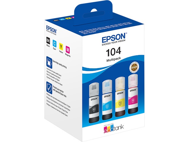 Original Epson 104 Tinten Multipack C13T00P640