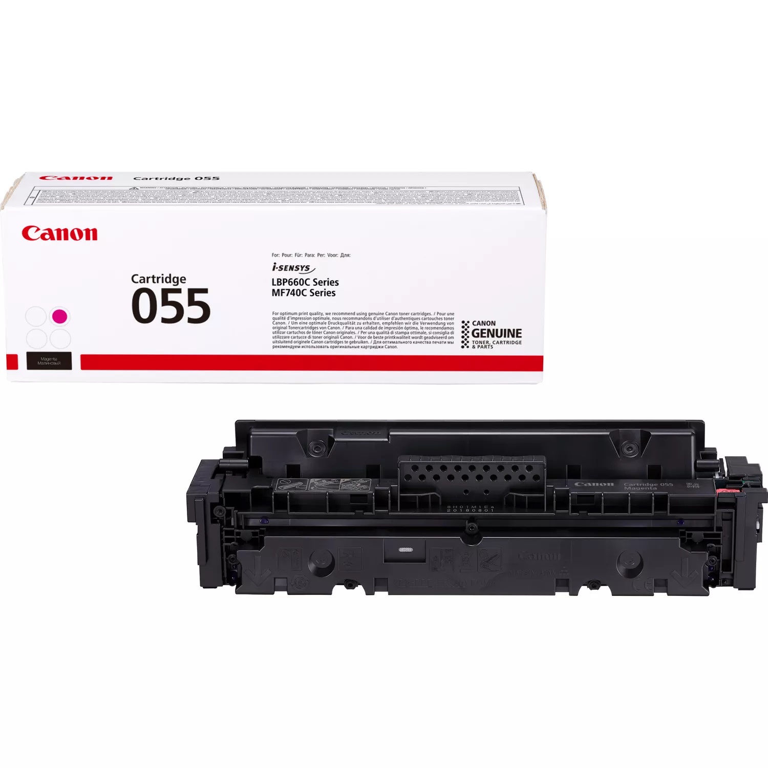 Original Canon 055 Toner Magenta 2.100 Seiten