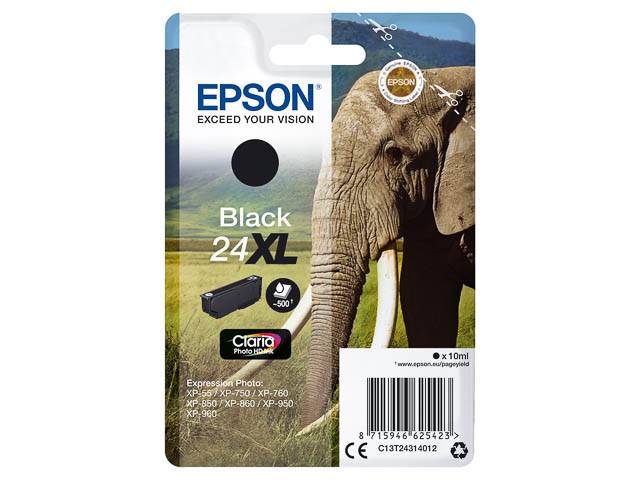Original Epson 24XL Patrone Schwarz C13T24314012