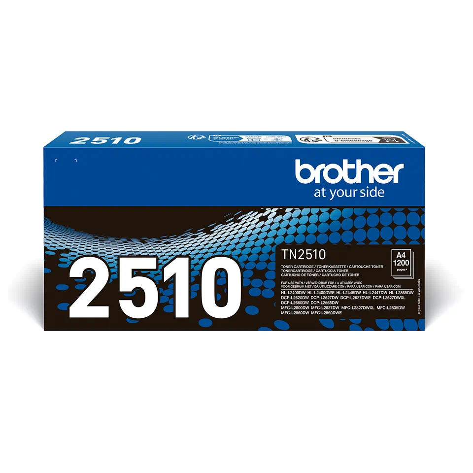 Original Brother TN 2510 Toner Schwarz 1.200 Seiten