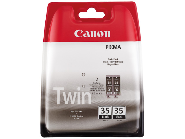 Original Canon PGI 35 BK Doppelpack Schwarz 1509B012