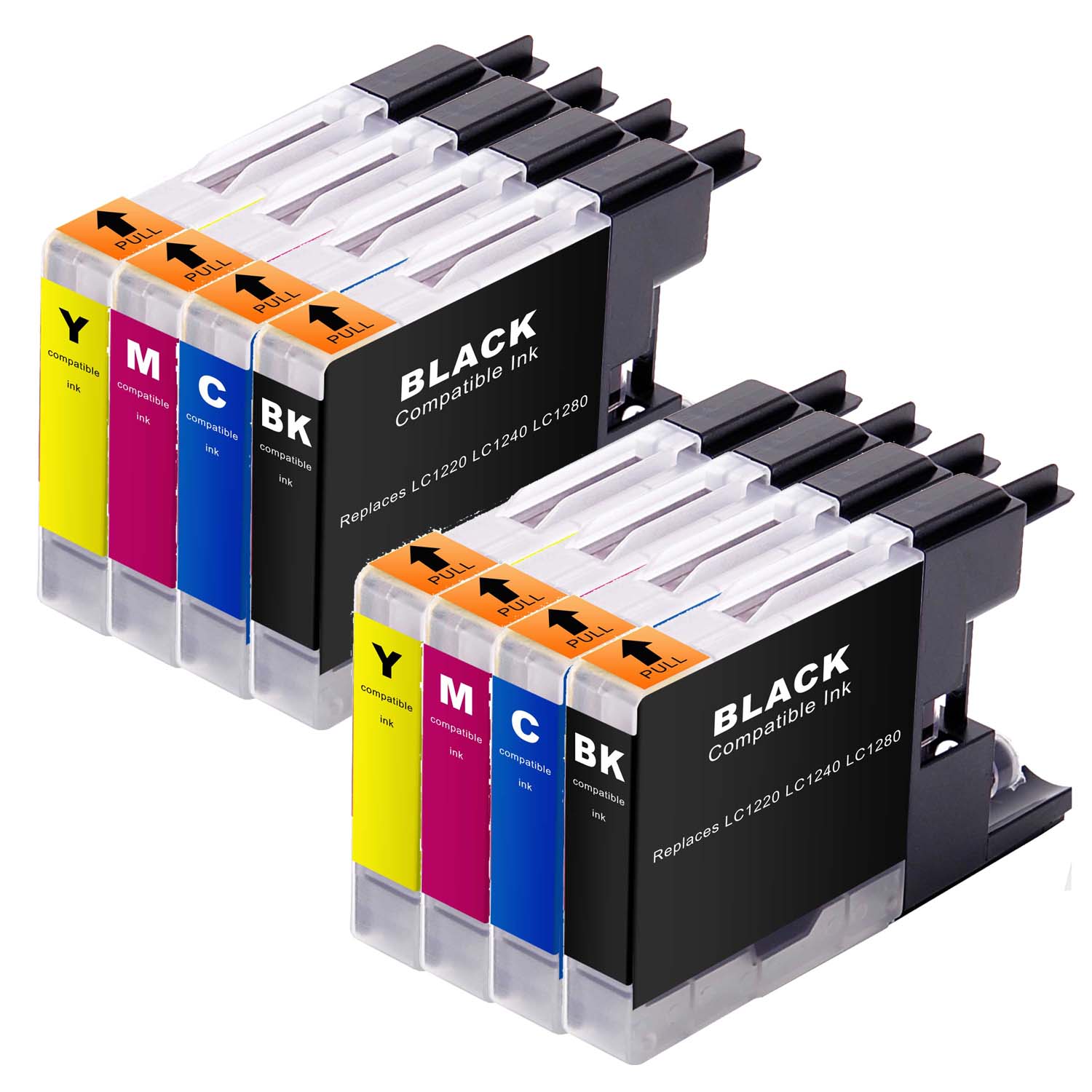 Alternativ zu Brother LC 1280 XL Multipack mit 8 Patronen