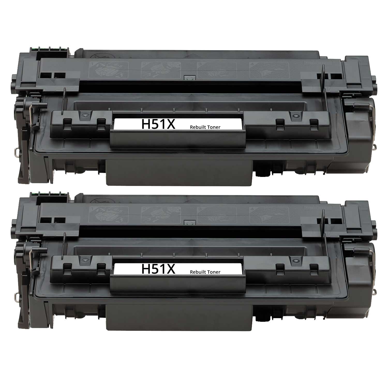 Alternativ zu HP 51X Toner Set 2x Schwarz 13.000 Seiten Q7551XD