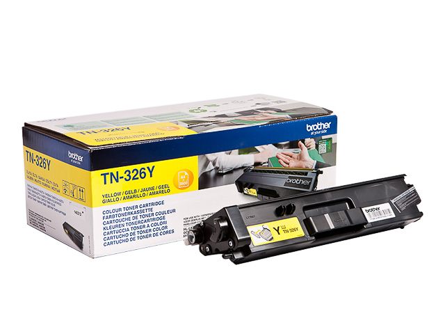 Original Brother TN 326 Y Toner Gelb