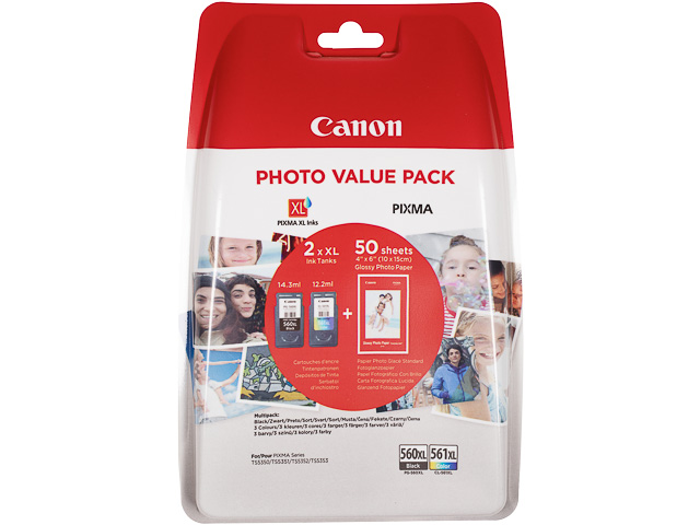Original Canon PG-560XL CL-561XL Multipack 3712C004