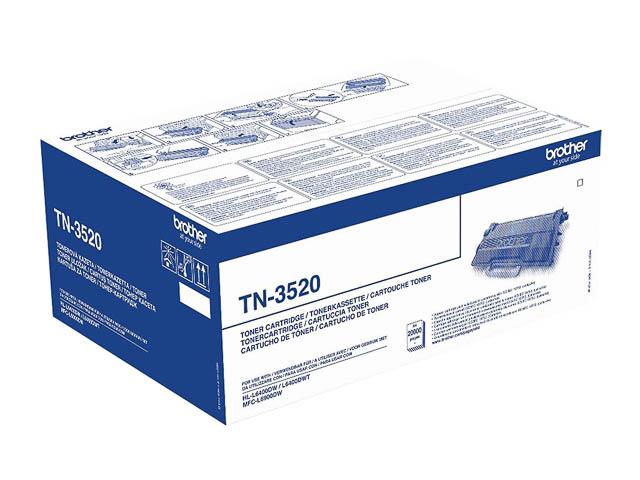 Original Brother TN 3520 Toner Schwarz