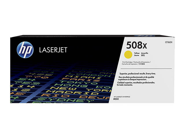 Original HP 508X / CF 362X Toner Gelb 9.000 Seiten