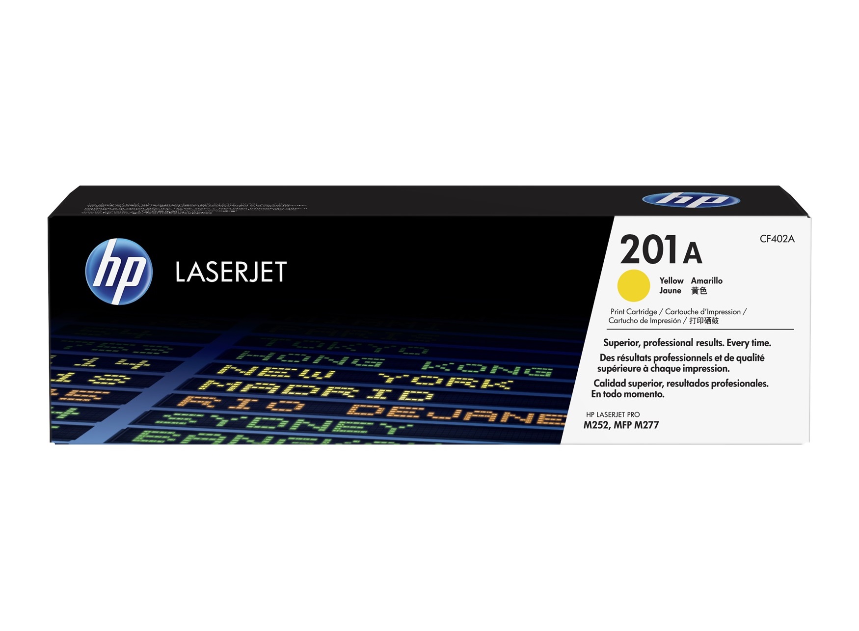 Original HP CF402A / 201A Toner gelb 1.400 Seiten