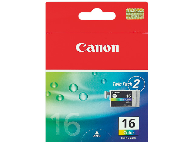 Original Canon BCI-16 Color Patronen 2x Farbig