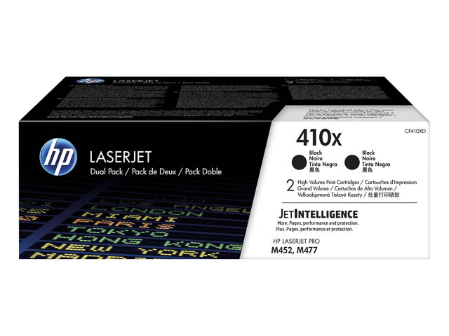 Original HP CF410XD Toner Set Schwarz CF410XD / 410X