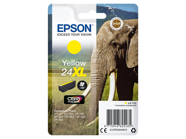Original Epson 24XL Patrone Gelb C13T24344012