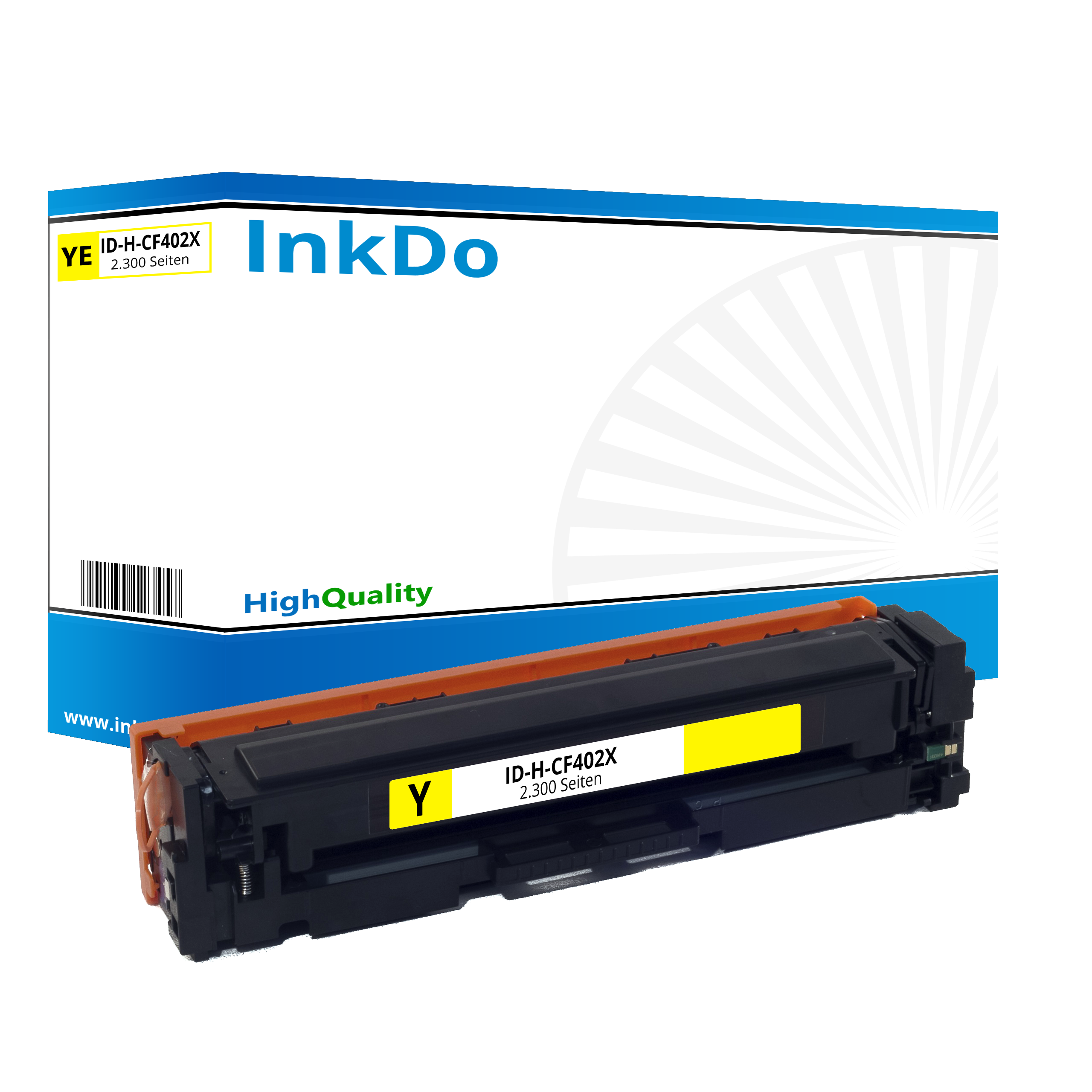 Alternativ zu HP CF402X / 201X Toner Gelb