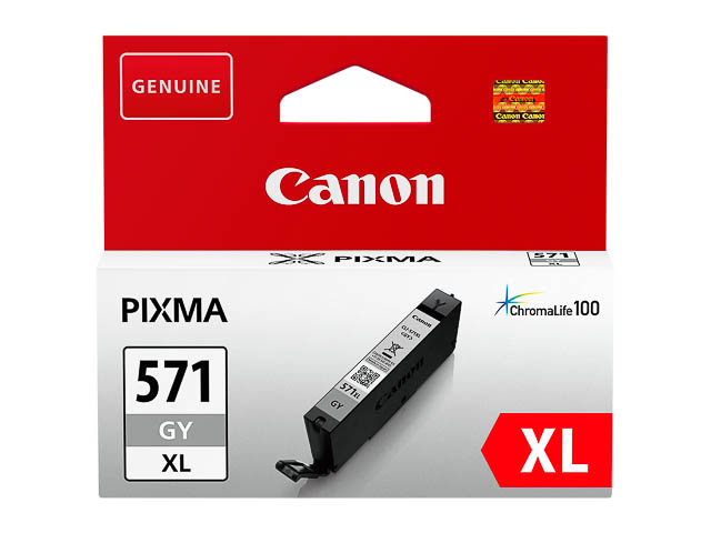 Original Canon CLI-571GY XL Patrone Grey 0335C001