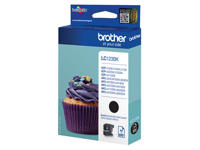Original Brother LC-123BK Patrone Schwarz
