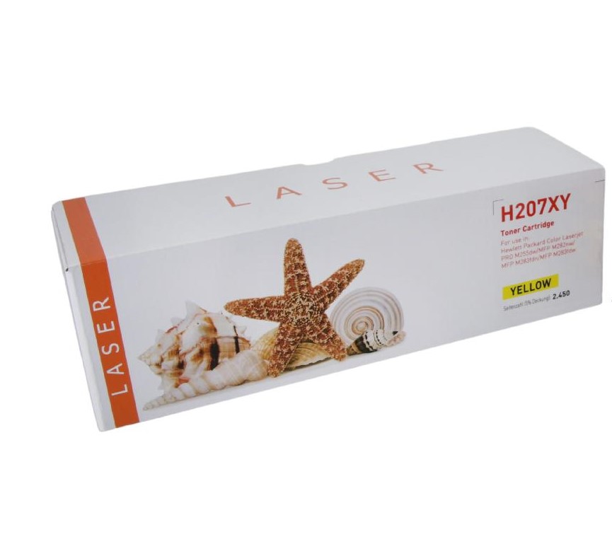 Alternativ zu HP 207X / W2212X Toner Gelb mit Chip