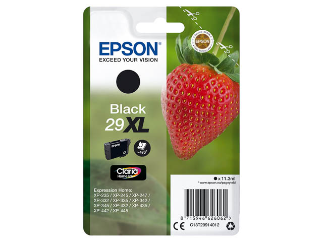 Original Epson 29XL Tintenpatrone Schwarz T2991
