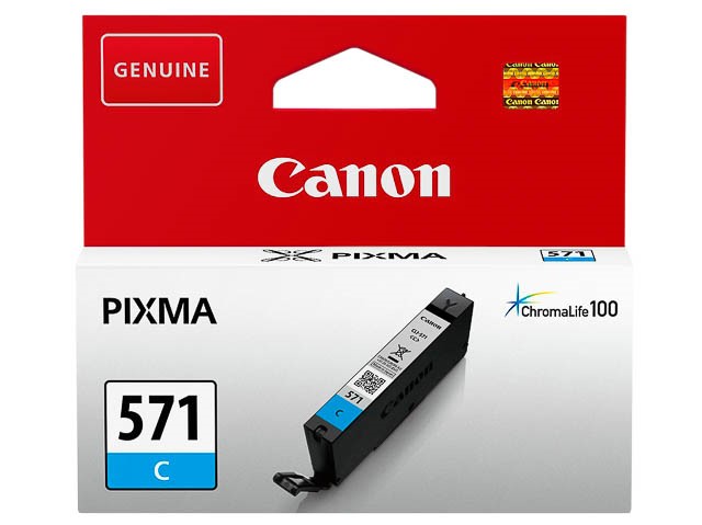 Original Canon CLI-571C Patrone Cyan 0386C001