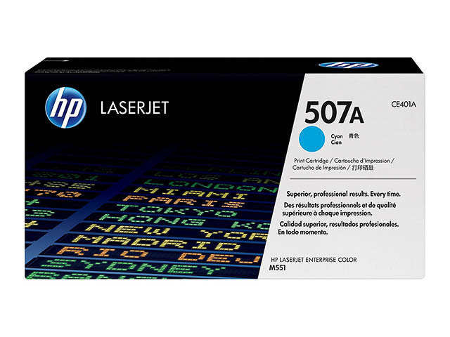 Original HP 507A / CE401A Toner Cyan