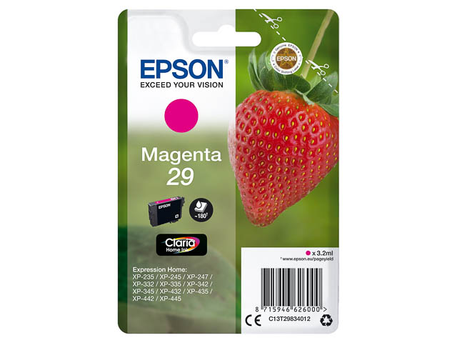 Original Epson 29 Tintenpatrone Magenta T2983