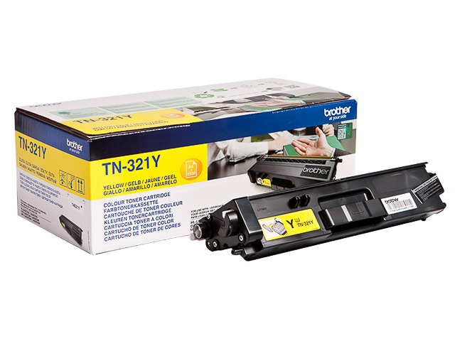 Original Brother TN 321 Y Toner Gelb