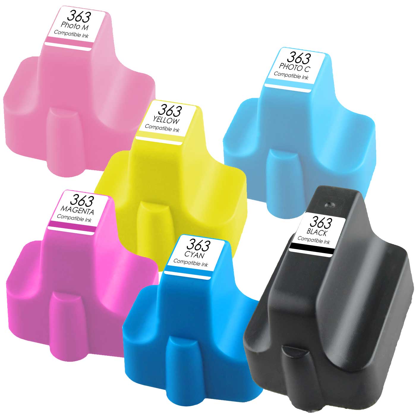 Alternativ zu HP 363 / 363 XL Value Pack BK CMY LC LM