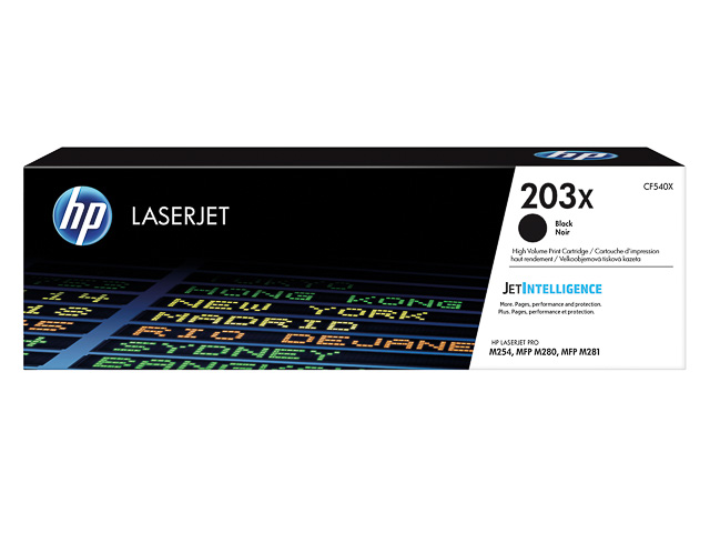 Original HP CF540X / 203X Toner Schwarz