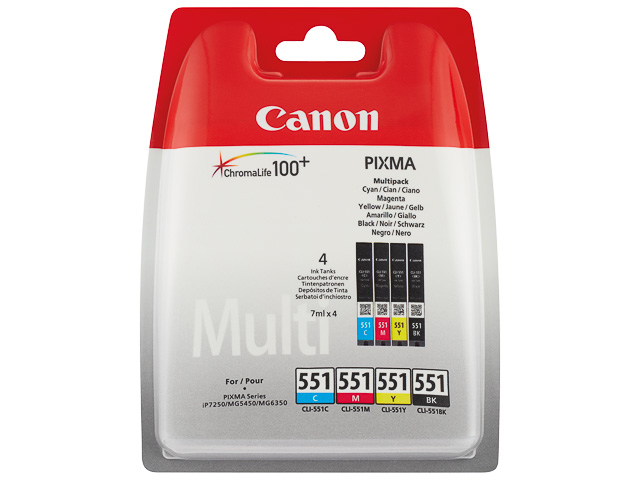 Original Canon CLI 551 Multipack CMYK