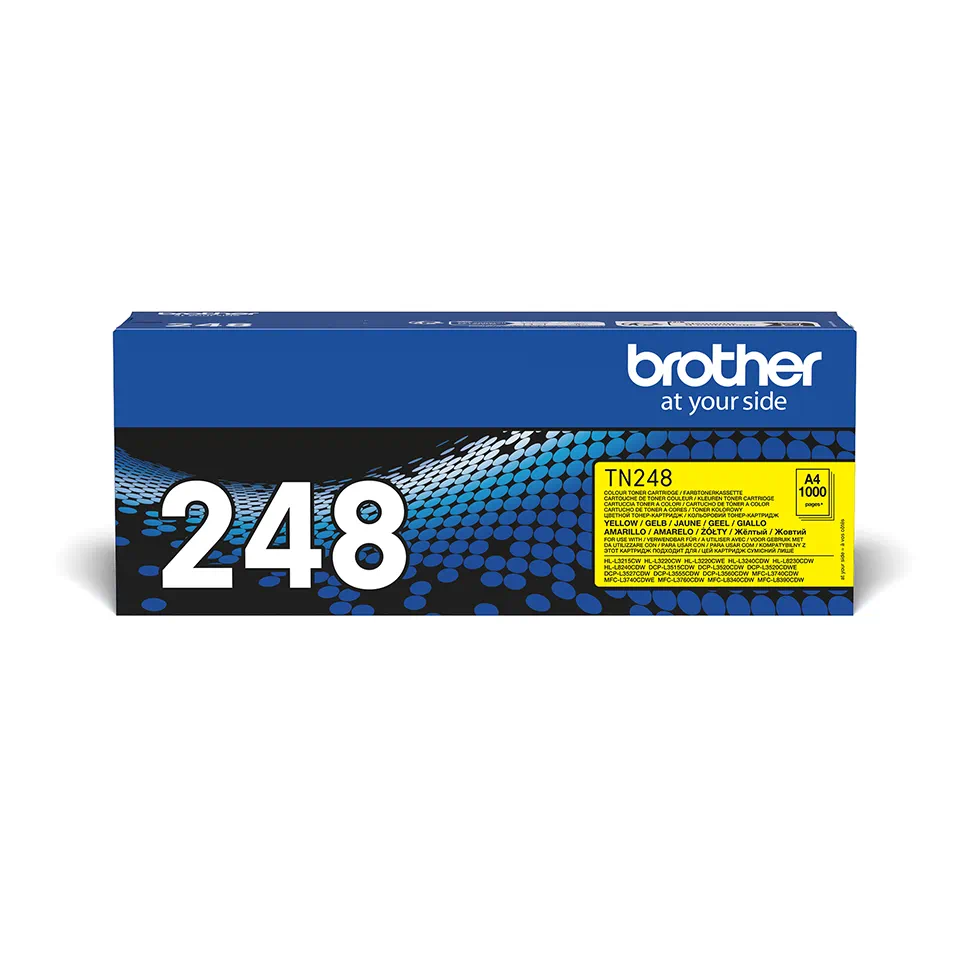 Original Brother TN 248 Y Toner Gelb1.000 Seiten