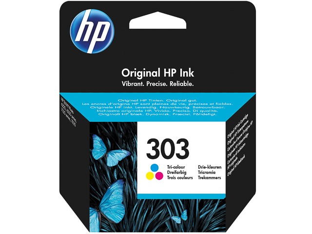 Original HP 303 Druckerpatrone T6N01AE color